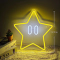 Super Star Face Dual Color Neon Sign 350x350mm