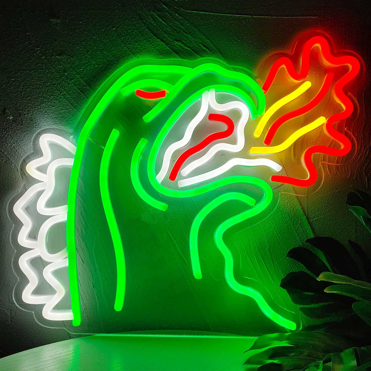 Godzilla Fire Breath Multicolor Neon Sign 360x350mm