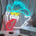 Cowboy Boo Ghost Multicolor Neon Sign 360x350mm