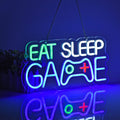 Eat Sleep Game with Controller Tricolor Neon Sign 420x200mm