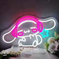 Cinnamoroll Headset Tricolor Neon Sign 410x260mm