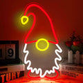 Christmas Gnome Tricolor Neon Sign 400x220mm