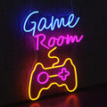 Game Room with Controller Tricolor Neon Sign 410x300mm