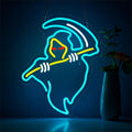 Grim Reaper Multicolor Neon Sign 410x321mm